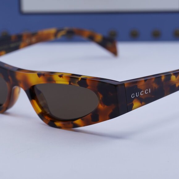 Gucci GG1779S 004 Cat Eye Sunglasses - Brown Havana/Brown main image 2